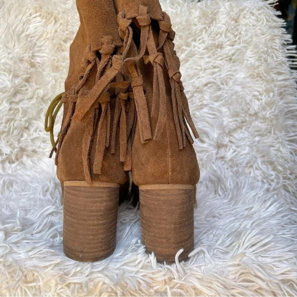 Sbicca Wagon Women Round Toe Suede Ankle Boot size 8 - Picture 5 of 10